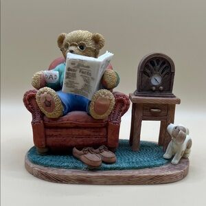 Cherished Teddies 10th Anniversary Dad figurine